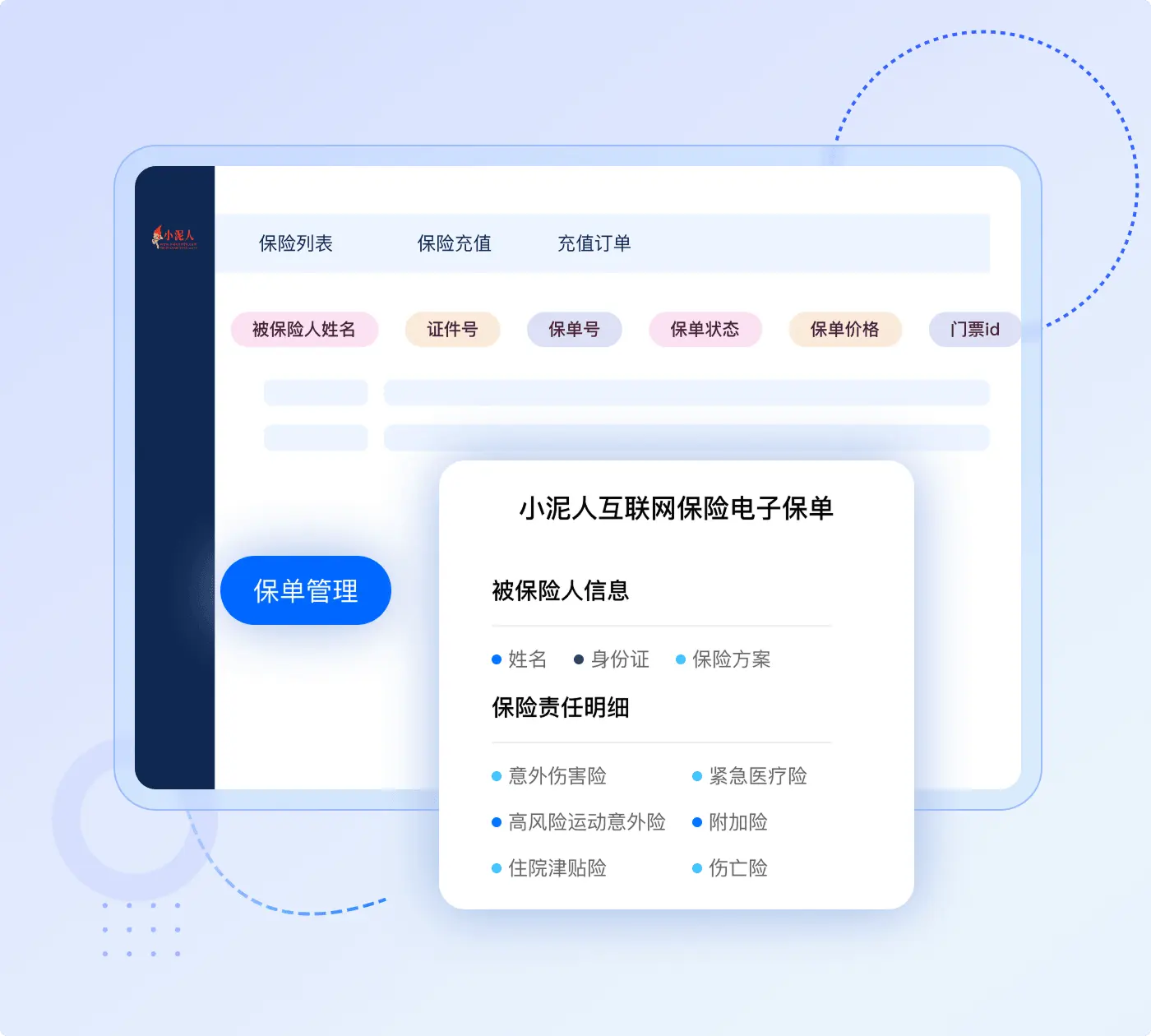 智能化保单全流程管理