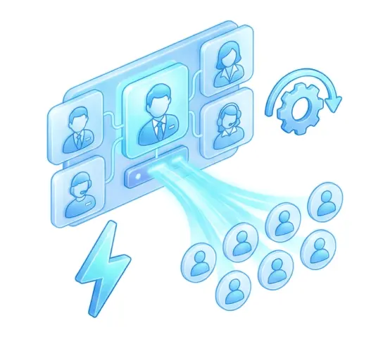 预设角色，快速部署